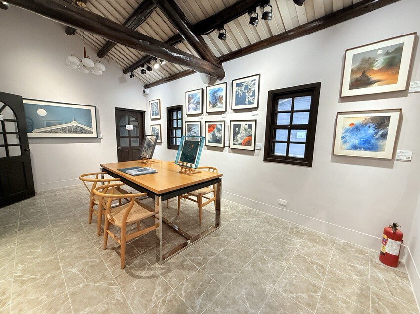 淡水巫登益美術館新北館：百年古蹟內的藝術美術館。超美庭園