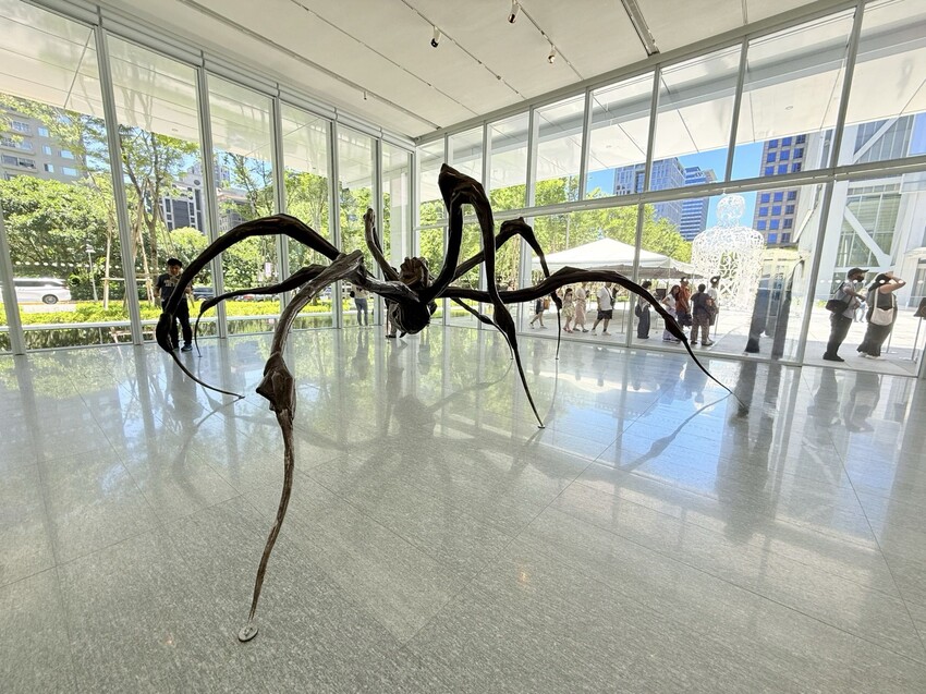 台北信義區富邦美術館：印象派 - 從莫內到美國：光、跨越海洋。路易絲．布爾喬亞 - 剛從地獄回來