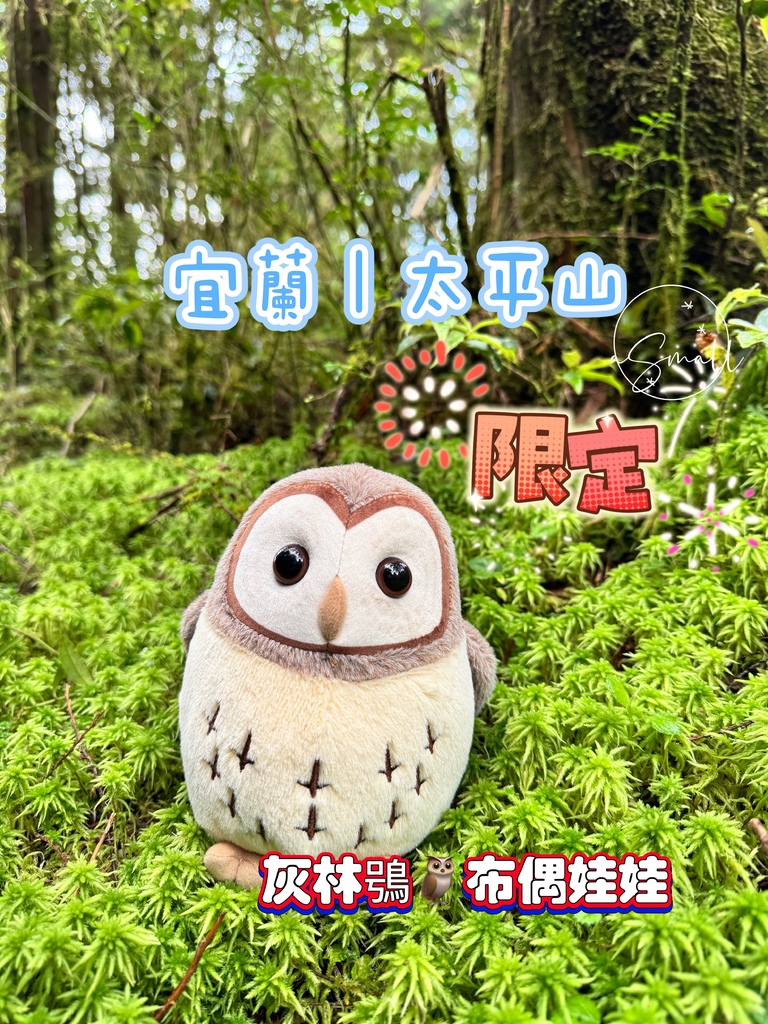 太平山限定【灰林鴞布偶娃娃】一趟旅程一定要有獨一無二的紀念品 太平山限定【灰林鴞布偶娃娃】一趟旅程一定要有獨一無二的紀念品