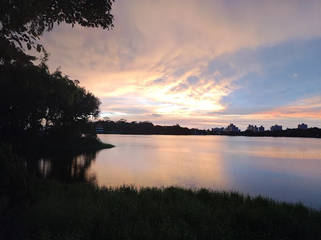 蘭潭風景特定區 (蘭潭水庫) - 湖光夕陽
