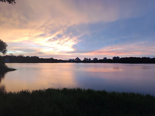 蘭潭風景特定區 (蘭潭水庫) - 湖光夕陽