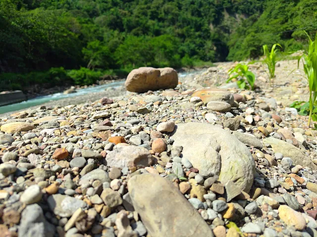 觸口天長地久橋 (阿里山國家風景區) - 地久橋下「停車場」 - 八掌溪 觸口天長地久橋 (阿里山國家風景區) - 地久橋下「停車場」 - 八掌溪