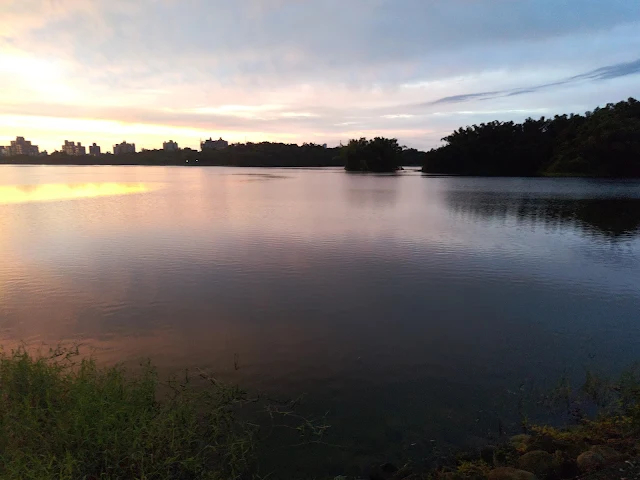 蘭潭風景特定區 (蘭潭水庫) - 湖光夕陽