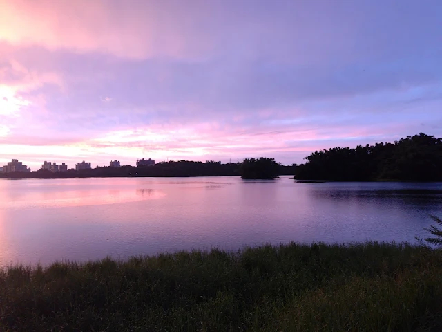 蘭潭風景特定區 (蘭潭水庫) - 湖光夕陽