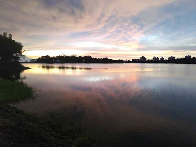 蘭潭風景特定區 (蘭潭水庫) - 湖光夕陽