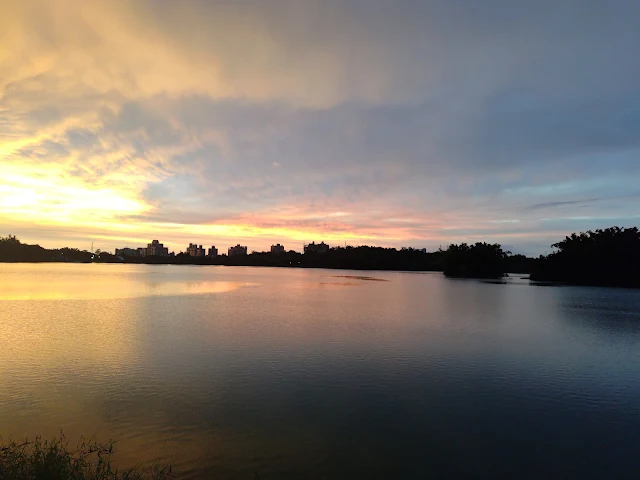 蘭潭風景特定區 (蘭潭水庫) - 湖光夕陽