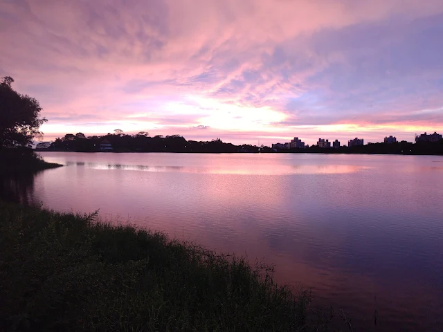 蘭潭風景特定區 (蘭潭水庫) - 湖光夕陽