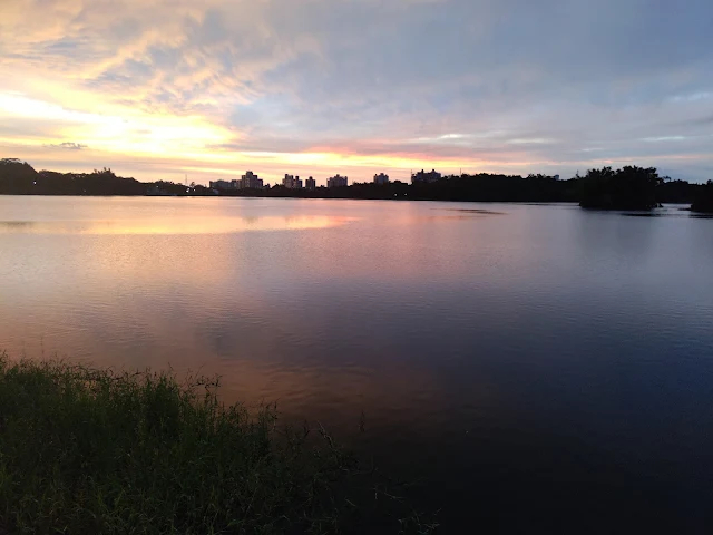 蘭潭風景特定區 (蘭潭水庫) - 湖光夕陽
