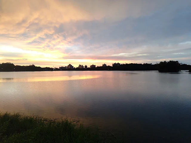 蘭潭風景特定區 (蘭潭水庫) - 湖光夕陽