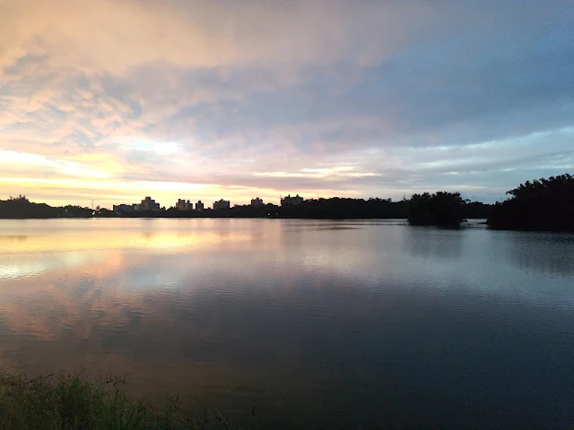 蘭潭風景特定區 (蘭潭水庫) - 湖光夕陽