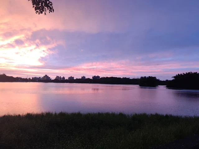 蘭潭風景特定區 (蘭潭水庫) - 湖光夕陽