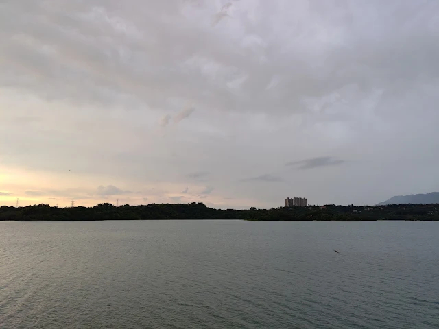 仁義潭水庫 - 大壩步道 - 夕陽