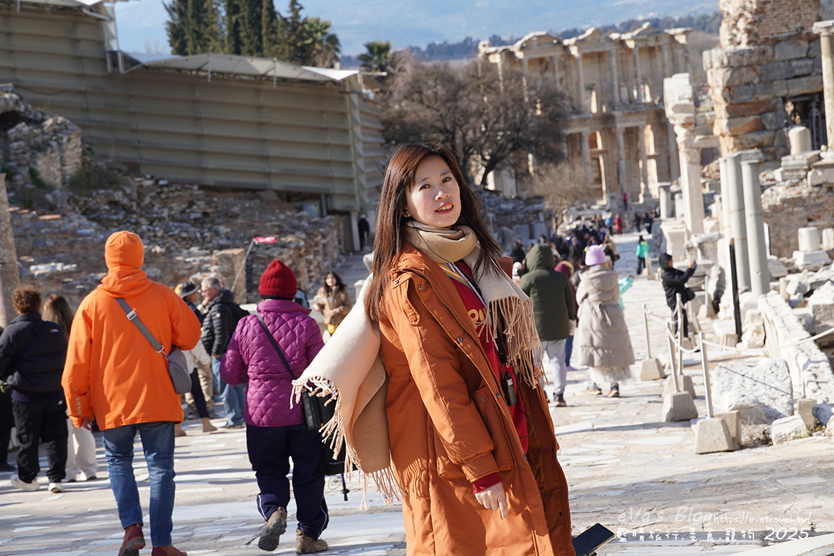 土耳其【土耳其蜜月旅遊】Ephesus Archaeological Site 艾菲索斯古城（以弗所）｜漫步千年古羅馬遺址令人驚嘆。土耳其景點