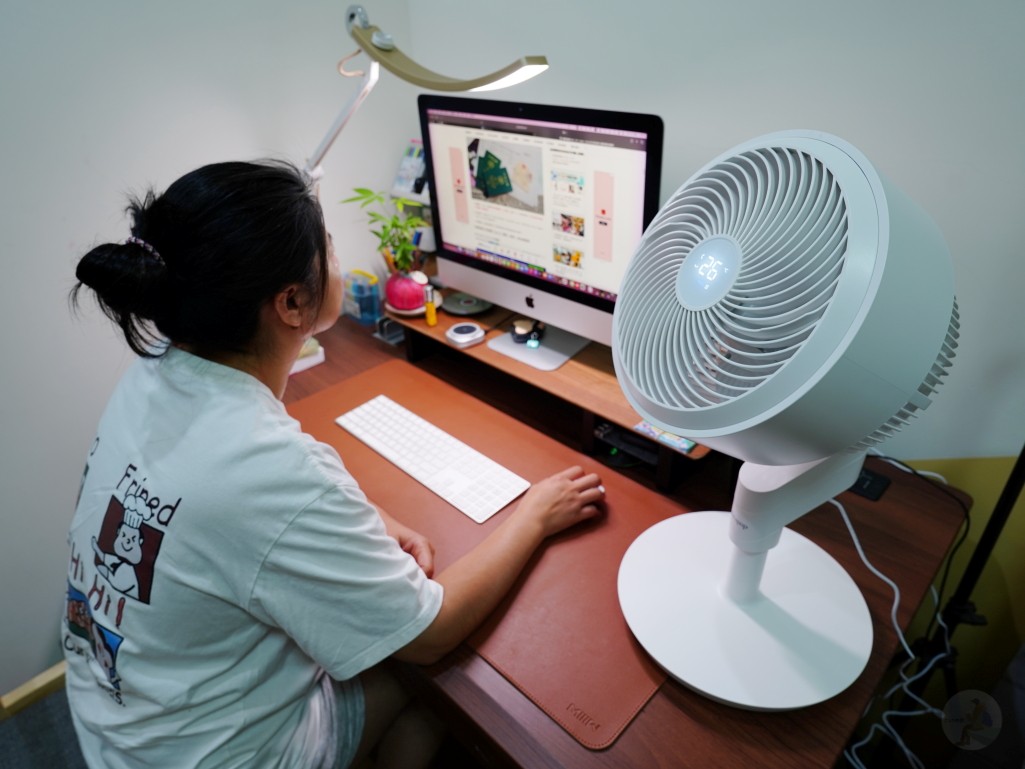 【decopop】淨離子極靜智能循環扇 (DP-802) 全室空氣對流+低噪除菌一機搞定