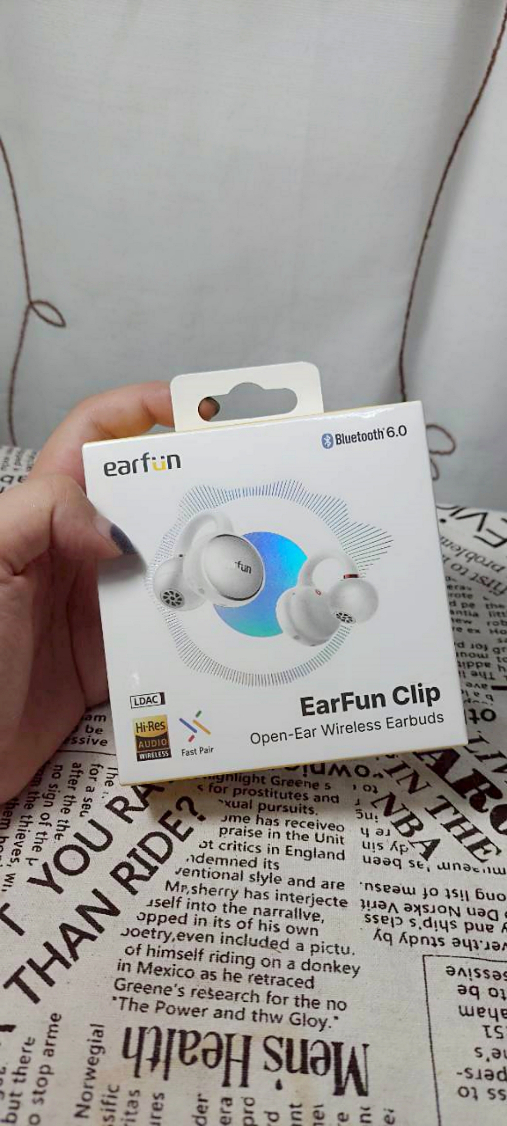 3C開箱｜開放夾扣式藍牙耳機推薦，EarFun Clip 開