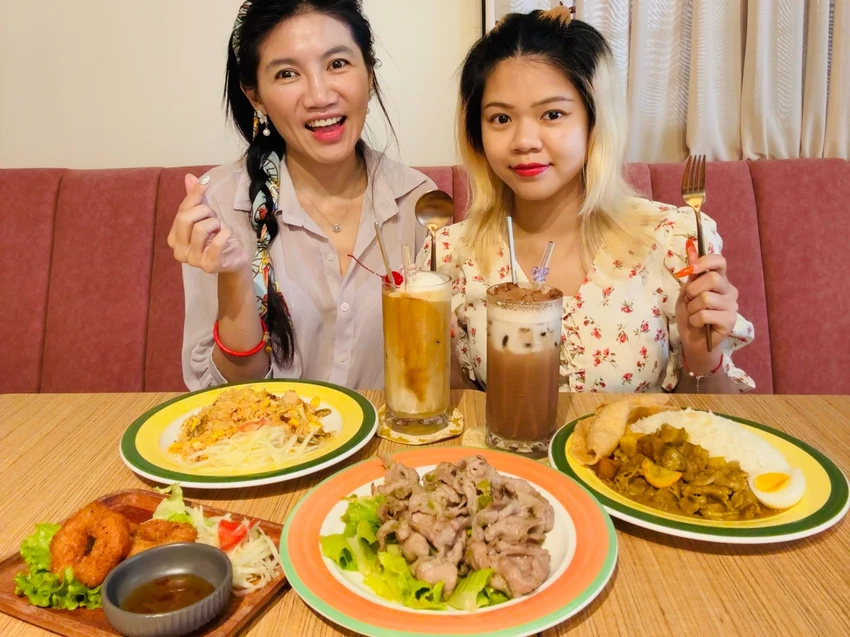 「中山區美食」泰妃Thaiffee,行天宮必吃泰式餐廳推薦,聚會聊天的療癒空間!「捷運美食」寵物友善「中山區包場」