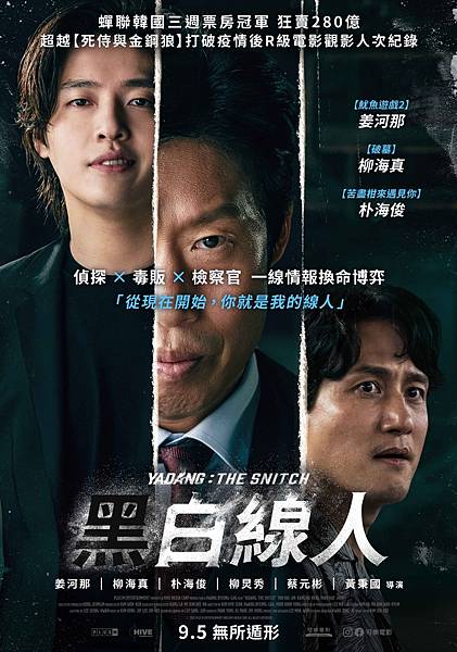 【電影首映會】#黑白線人，姜河那、柳海真演技爆發，黑白兩道間