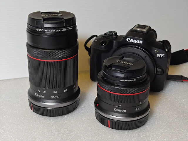 Canon R50 雙鏡組 (RF-S 18-45mm、RF-S 55-210mm)