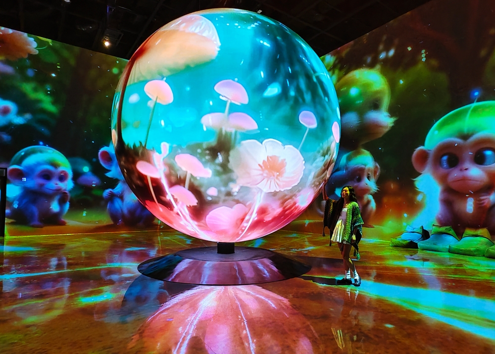 韓國韓國仁川迎仕伯度假城 INS PIRE Entertainment Resort Le Space 韓國最大沉浸式媒體藝術展 開啟藝術、科技、太空幻想的旅程