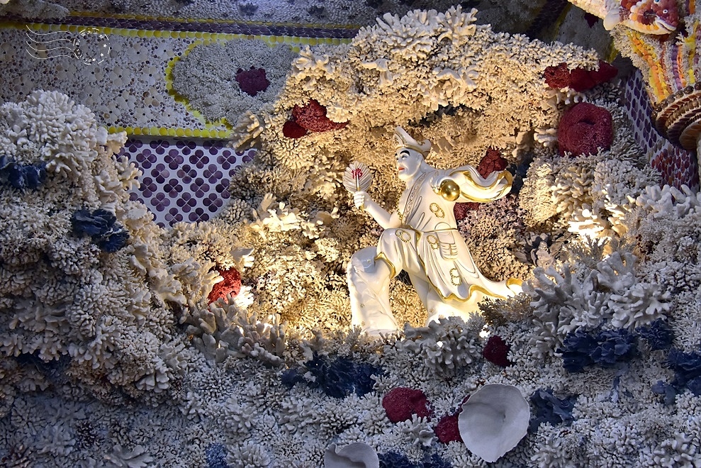 【石門珊瑚貝殼廟】十八羅漢洞