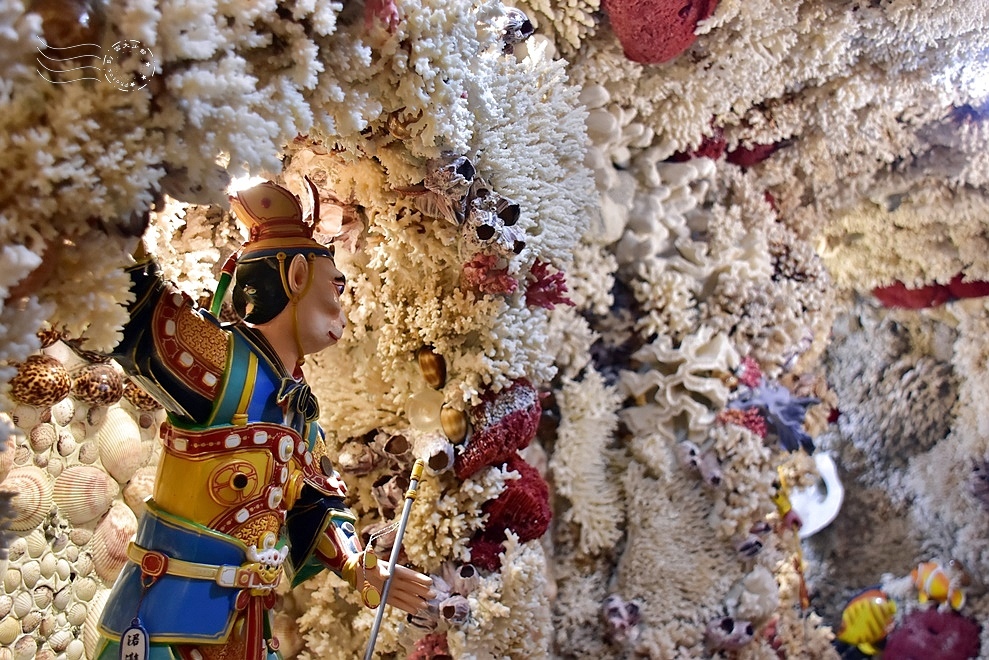 【石門珊瑚貝殼廟】十八羅漢洞