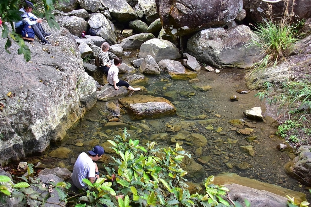 【猴洞坑瀑布】上層水潭