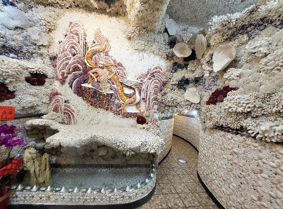 【石門珊瑚貝殼廟】十八羅漢洞