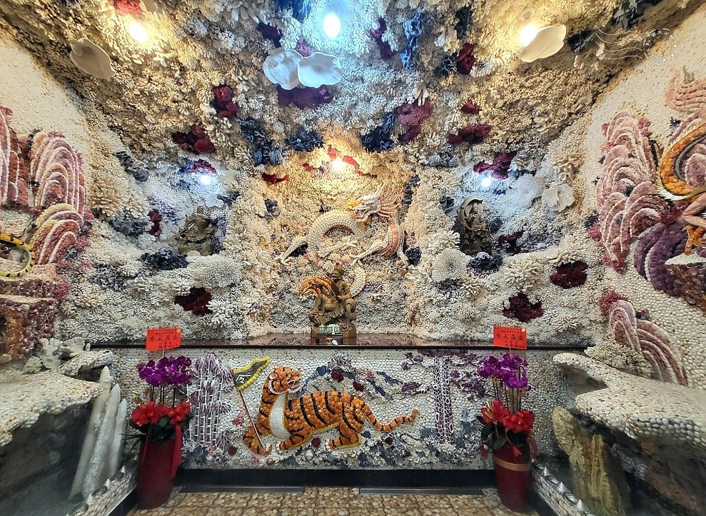【石門珊瑚貝殼廟】十八羅漢洞