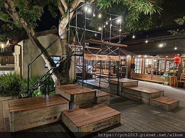 花蓮將軍府迷人的夜