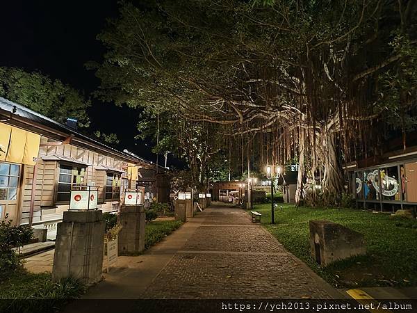 花蓮將軍府迷人的夜