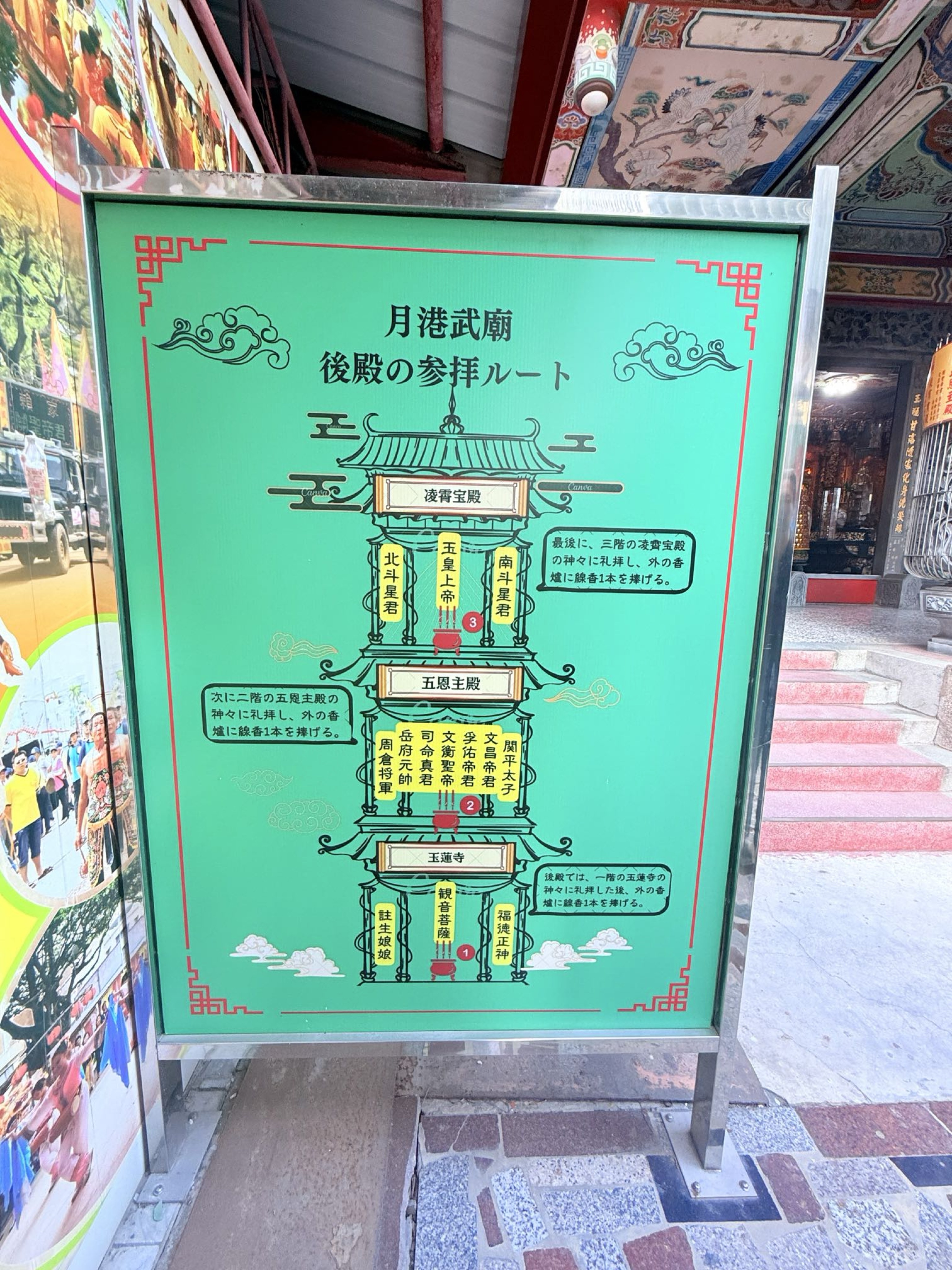 台南市鹽水區旅途中的幸福時光。台南鹽水小鎮：鹽水武廟、永成戲院、八角樓、月之美術館、月津港