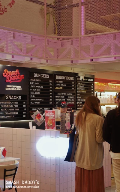 《泰國清邁自由行》Smash Daddy’s Burgers CNX│粉紅可愛風美式復古漢堡店