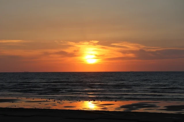 新屋濱海林蔭沙洲 (西濱公路) - 夕陽 - 太陽 新屋濱海林蔭沙洲 (西濱公路) - 夕陽 - 太陽