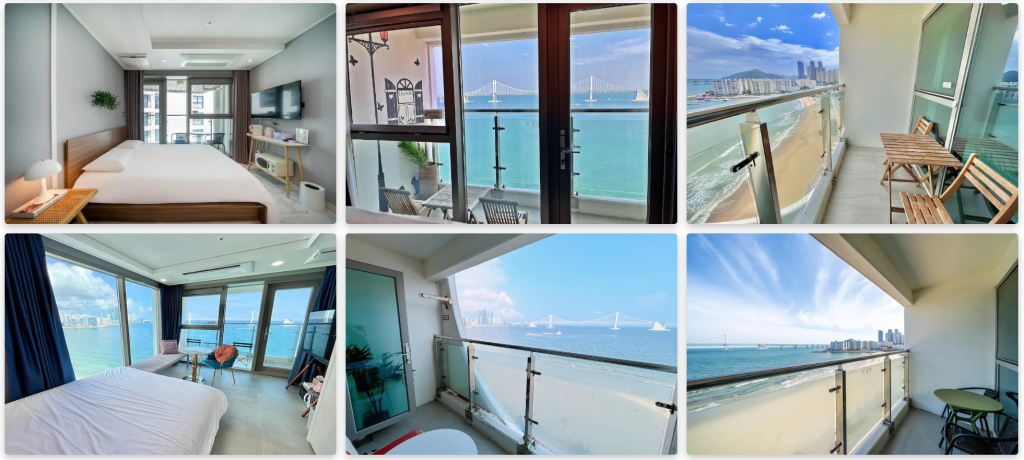 釜山自由行｜廣安里海景第一排住宿推薦【The First Hyoi Stay】17樓景色超美～樓下就有烤肉店、711 - 雁雁｜美食 旅遊 生活娛樂