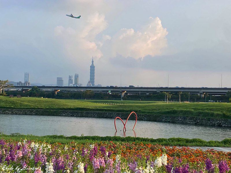 美堤河濱公園5萬盆繽紛花海現主時盛開中 賞味期限至10月底 @Bernice的隨手筆記
