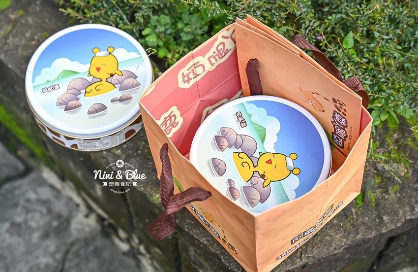 短腿阿鹿宜蘭礁溪店,酥鬆化的香濃起司曲奇餅乾,ㄚ鹿泡溫泉限定圖案 @Nini and Blue 玩樂食記