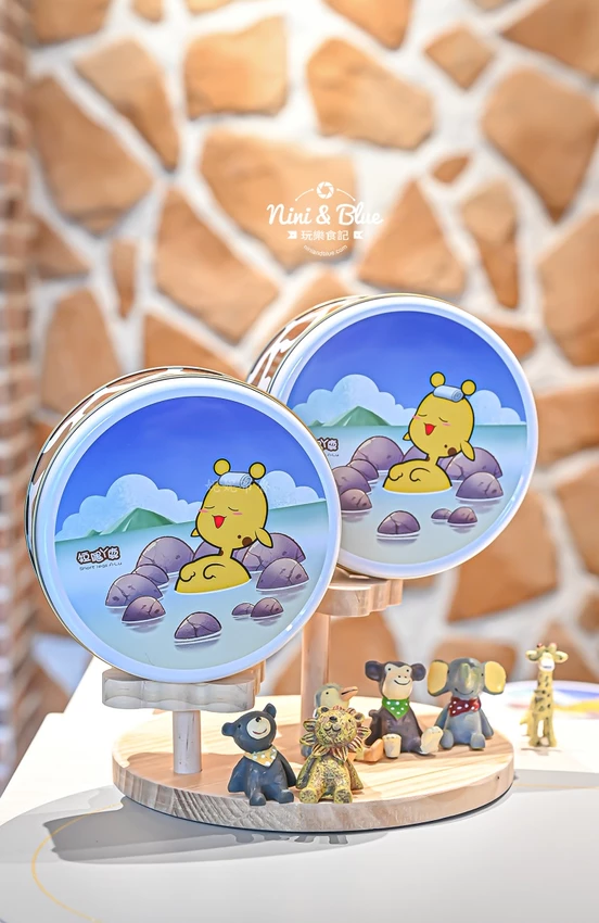 短腿阿鹿宜蘭礁溪店,酥鬆化的香濃起司曲奇餅乾,ㄚ鹿泡溫泉限定圖案 @Nini and Blue 玩樂食記