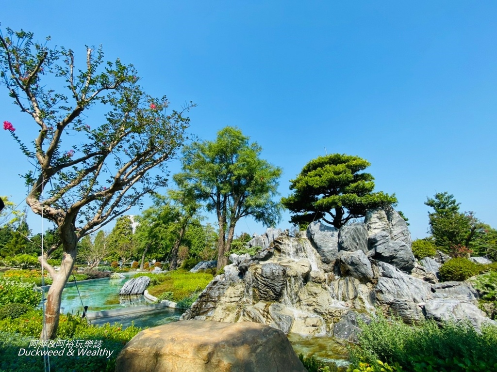彰化永靖成美文化園，台版兼六園、平地嘉明湖美譽，一日遊必遊