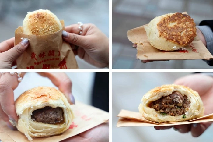 松山站 | 饒河夜市 蔥海手工蔥油餅 有如蔥花地毯的蔥爆牛肉捲餅 必加辣椒