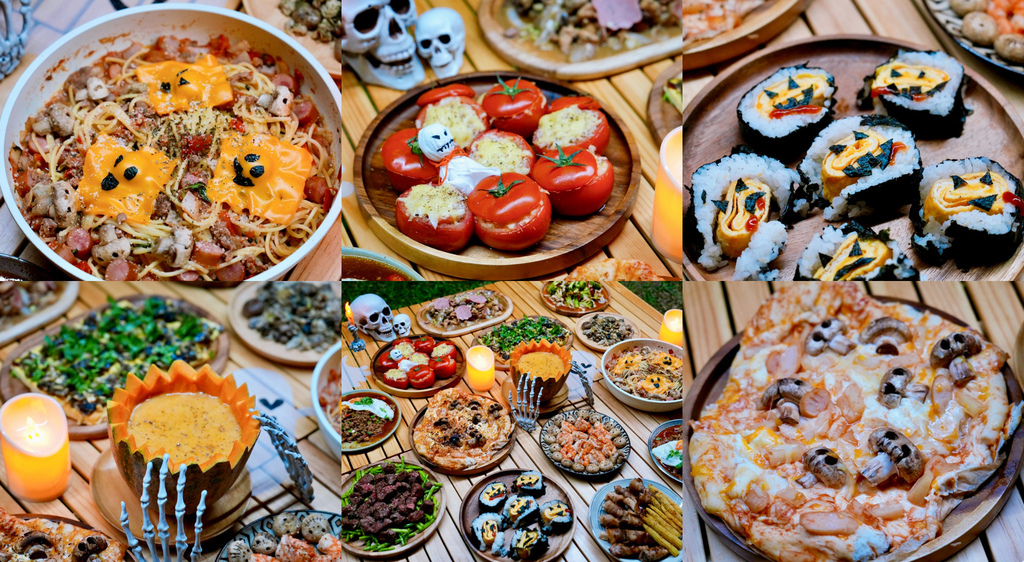 新竹五峰松木青露營區｜森林系家庭露營，萬聖節派對晚餐、親子D