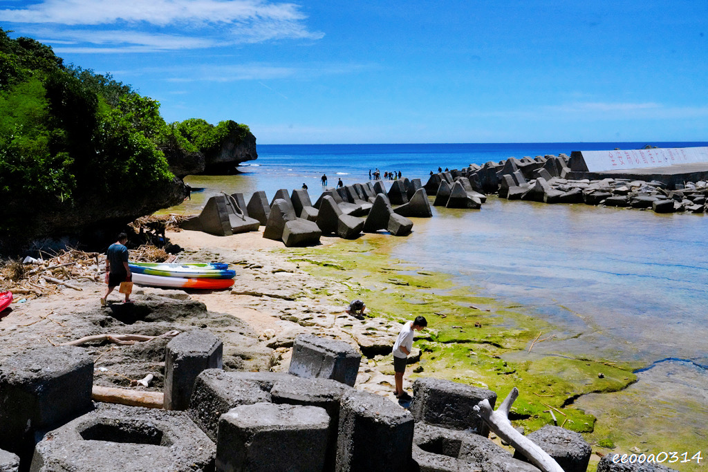 杉福漁港沙灘｜小琉球親子玩水、浮潛、生態觀察的最佳秘境!