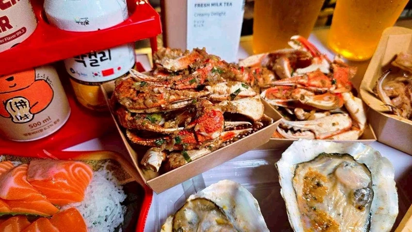 海鮮控衝台中！阿布潘水產霸氣回歸，肉質滑嫩多汁日本兵庫生蠔必吃。