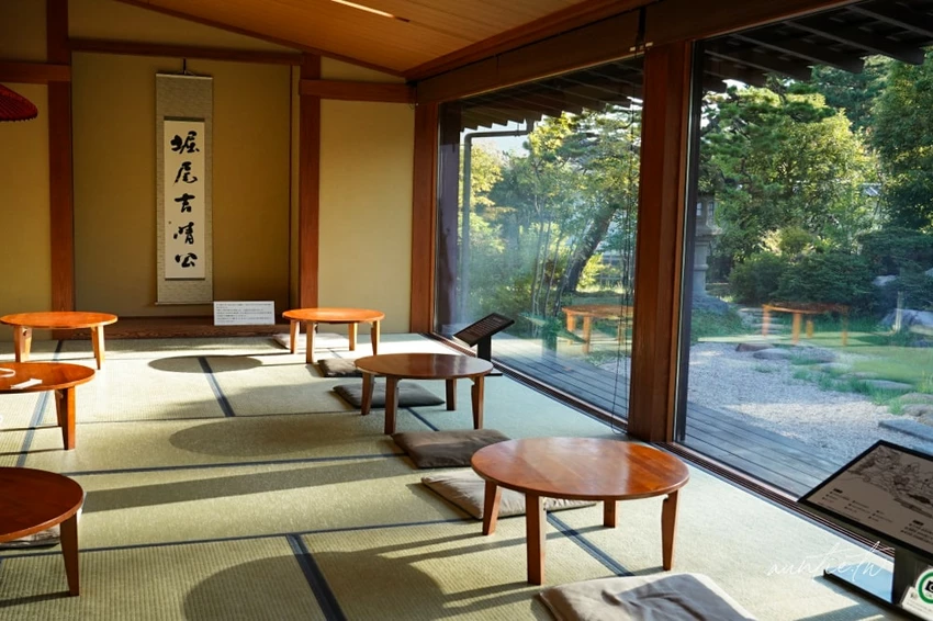 【島根美食】松江市｜喫茶きはる，松江城旁日式茶屋，百坪枯山水造景，出雲抹茶日式和菓子推薦