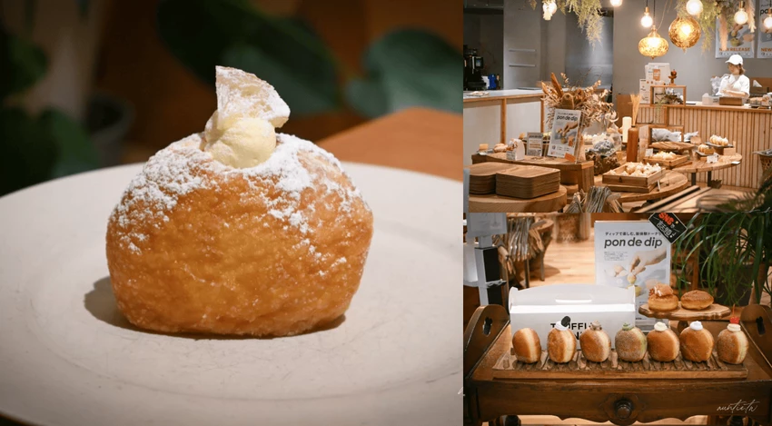 日本鳥取必吃甜點！TRUFFLE DONUT人氣生甜甜圈，鳥取車站丸由百貨附設內用區。