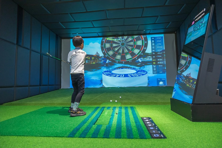 GOLF MONSTERS｜室內竟然也能打高爾夫！最新2025台北松山區景點推薦，聯誼、團建、商務聚會超時尚都會運動，不怕風吹雨淋的台北高爾夫球場推薦