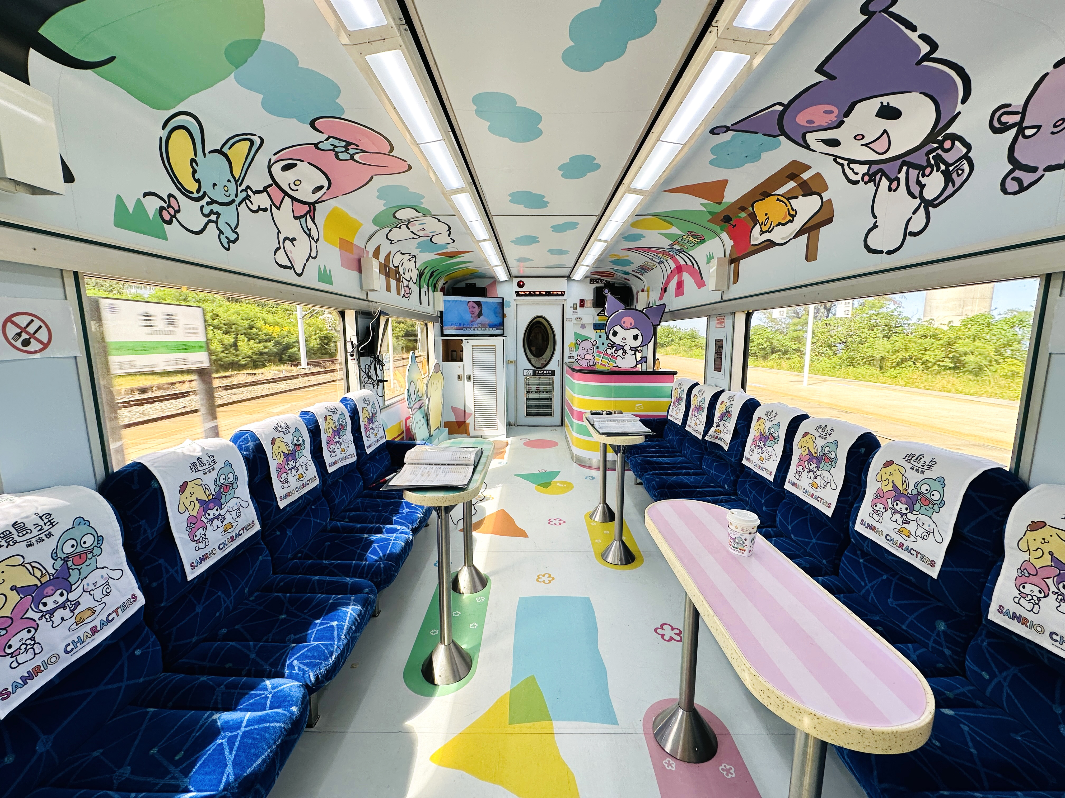 【環島之星萌旅號】三麗鷗主題列車一日環島｜親子同樂、拍照打卡