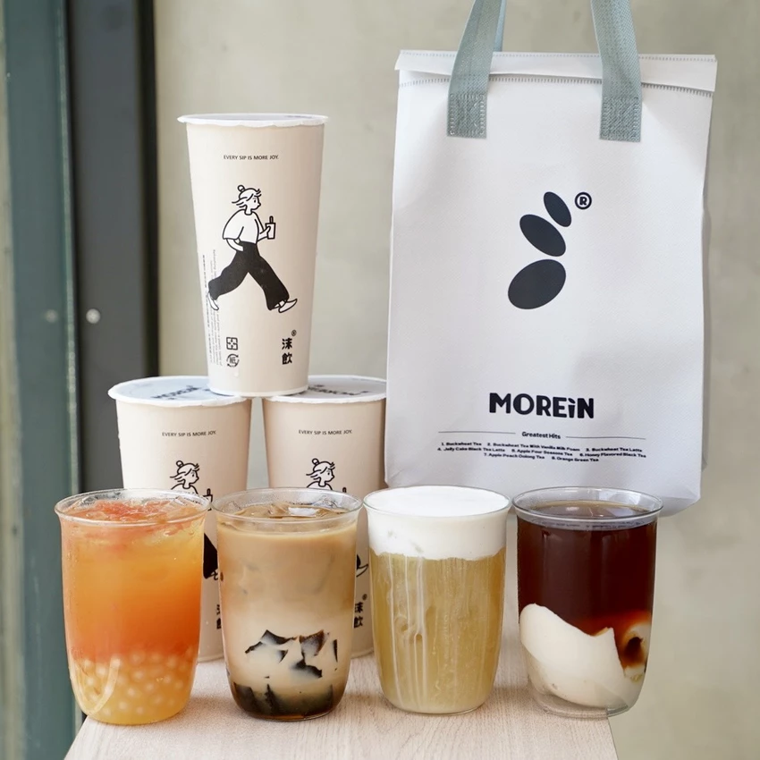 新竹手搖飲料天花板！「MOREiN 沫飲」插旗食品路啦！必喝波本香草奶蓋蕎麥、青森蜜桃烏龍，包準一喝上癮！...