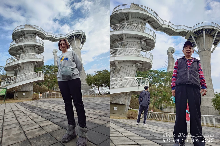 【高雄景點】崗山之眼|以音樂為設計概念打造的天空步道遠眺高雄之美。114年2月10日起休園整建