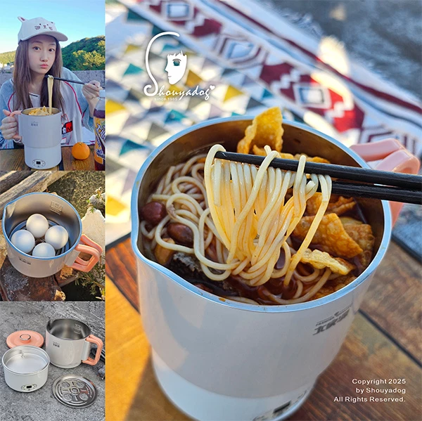 大家源 雙電壓便攜料理鍋 TCY-372202 旅行露營的好