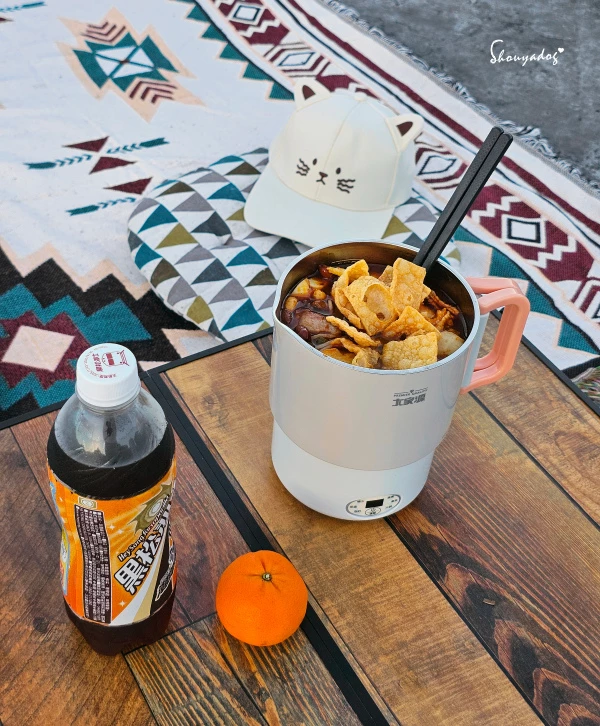 大家源 雙電壓便攜料理鍋 TCY-372202 旅行露營的好